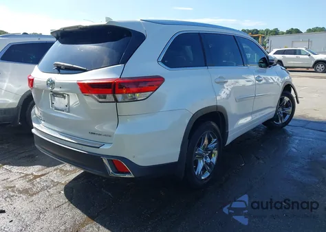 2018 Toyota Highlander Limited Platinum from USA, damaged, VIN 5TDDZRFH0JS487322